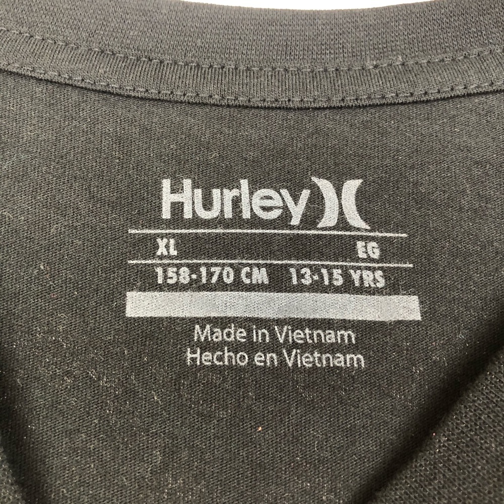 HURLEY BLACK GRAPHIC TEE - Picture 4 of 4